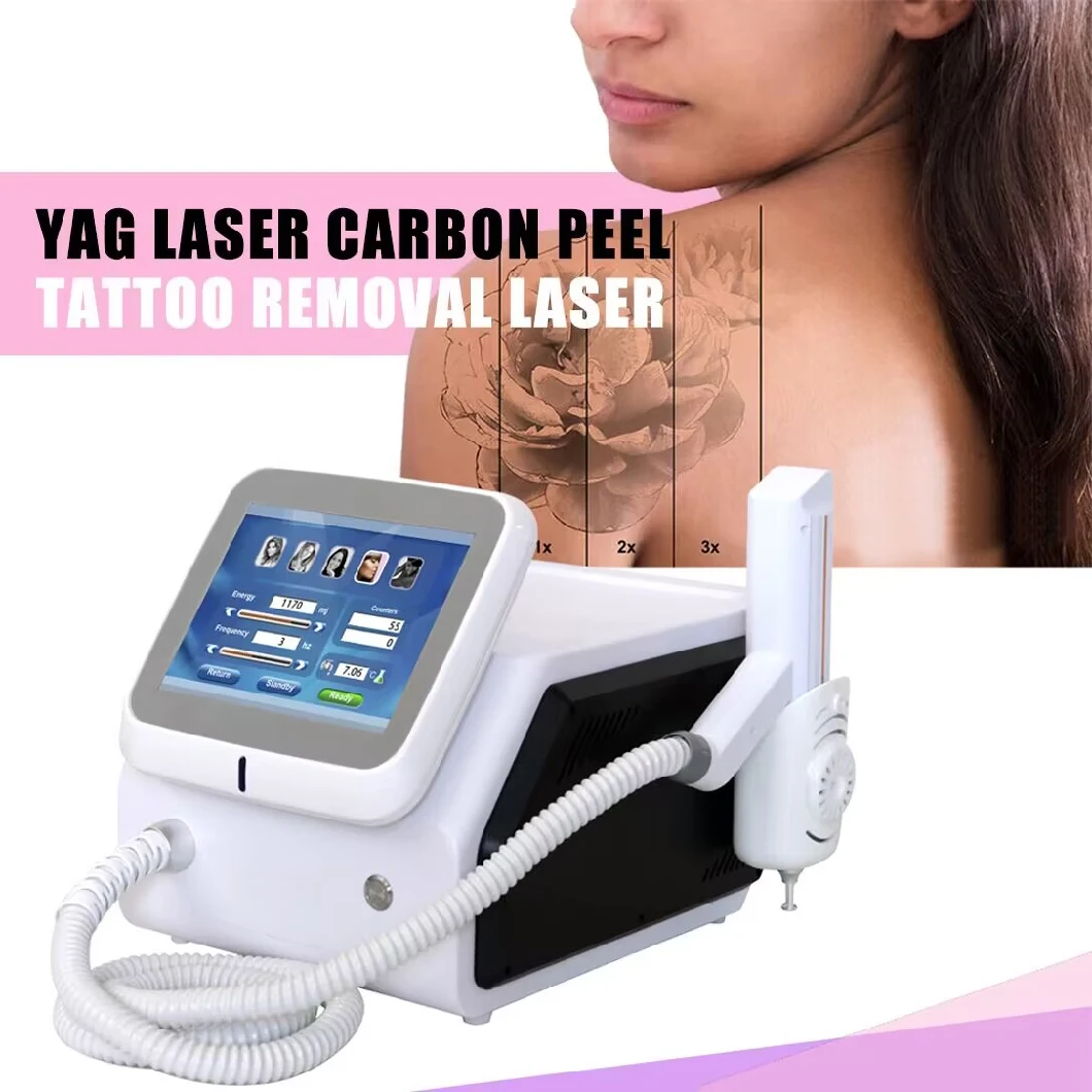 Beauty Laser Treatment Equipment Q Switched ND YAG Laser Pico Pigment Tattoo Removal Machine