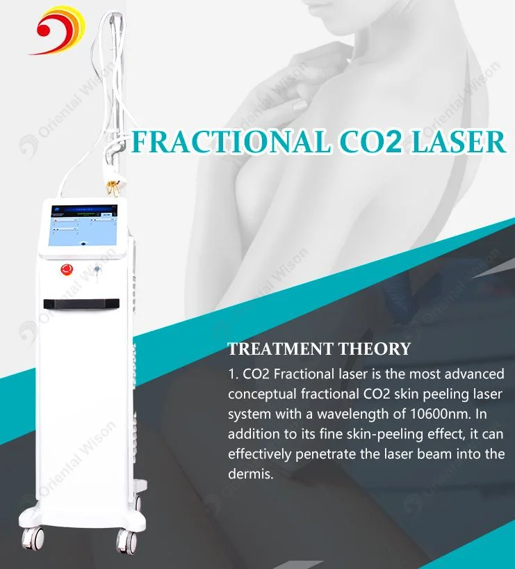 Professional Surgical CO2 Fractional Laser Skin Resurface /Scar Remove Beauty Machine /Vertical CO2 Treatment Vaginal Tightening CO2 Laser Beauty Machine Erbium